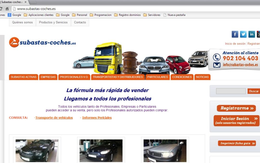 Subastas-coches.es: Portal de subastas